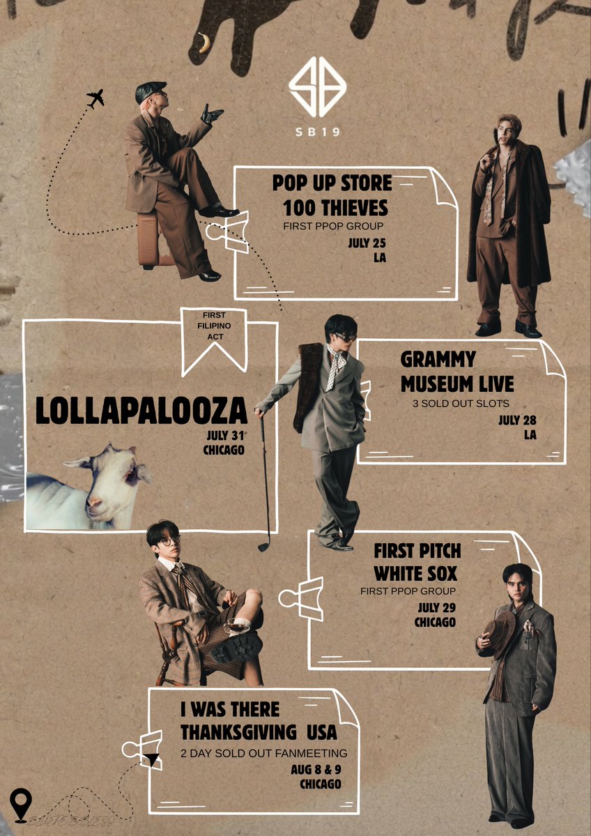 bluepebbless's tweet photo. Umpisa na nga ang LDR 

SB19 GLOBAL TOUR  THE GOAT GROUP
@SB19Official
#SB19 #SB19FliesToLOLLAPALOOZA https://t.co/9ZRqJdNcSG
