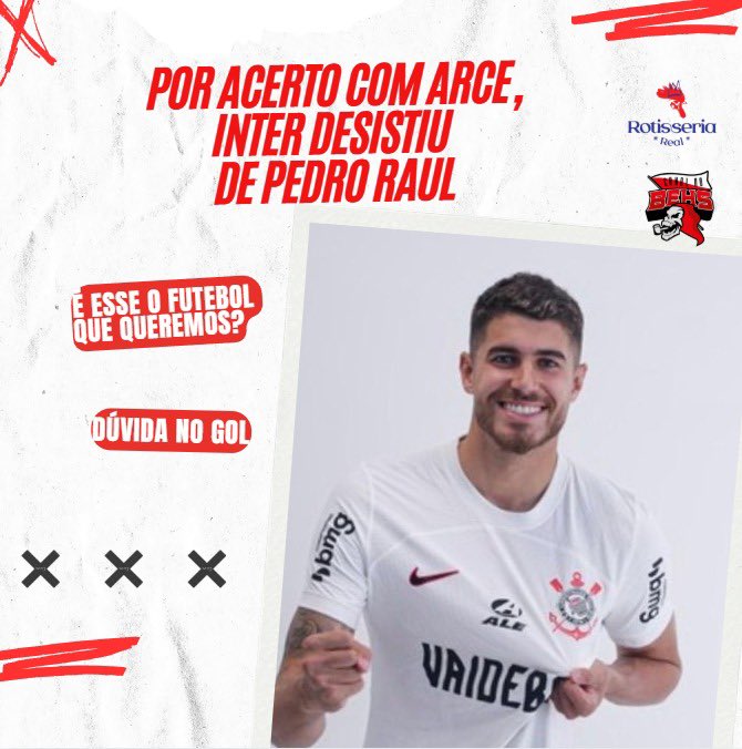 Lebehs's tweet photo. Por acerto com Arce, Inter desistiu de Pedro Raul
É esse o futebol que queremos?
Dúvida no gol
https://t.co/IgE5YoxFM8
#INTER #arce #flamengo #corinthians #Grêmio #Neymar #Rivadavia #Rochet #saf #Barcellos
📸 Divulgação Corinthians https://t.co/t2US5GJ5Np