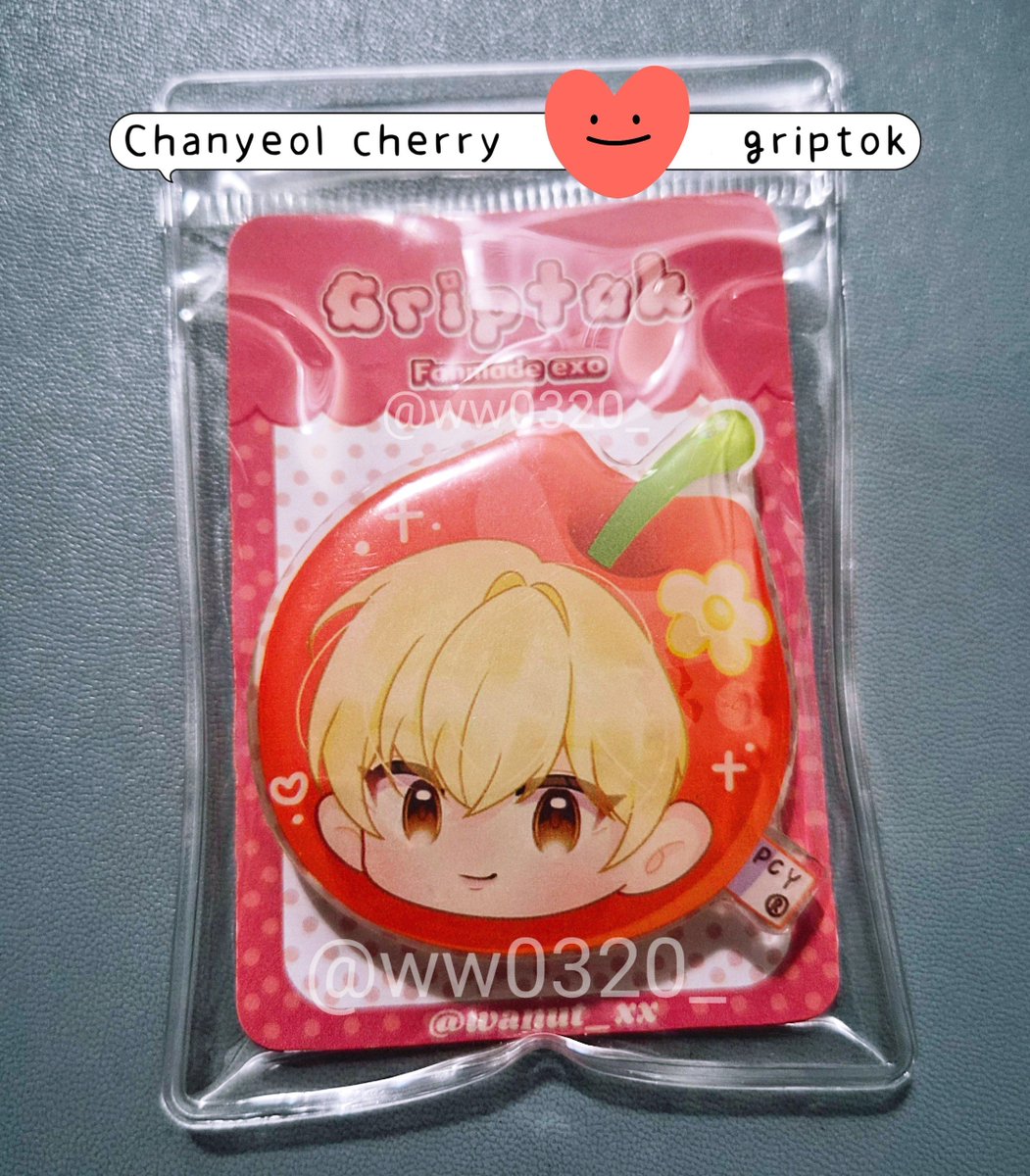 ww0320__'s tweet photo. ( ขาย ) Griptok เชอร์รี่🍒ชานยอล fanmade 200฿ ส่งฟรี

สนใจ dm ได้เลยคับ🙏🤍
#ตลาดนัดexo https://t.co/fw3TNA8D9n