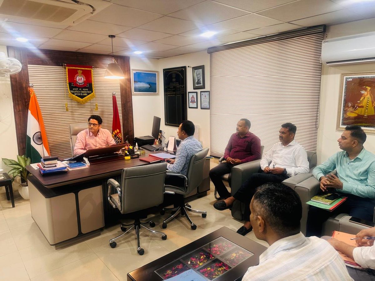 crime28933's tweet photo. Two-Hour Interactive Training Workshop Conducted on 21.07.2026 in the office of worthy SSP Special Crime Wing Jammu in Compliance with Recommendations of DGsP/IGSP Conference 2025 and Resolution of SCW Jammu for the Year 2026. https://t.co/yLvwtTIr3o