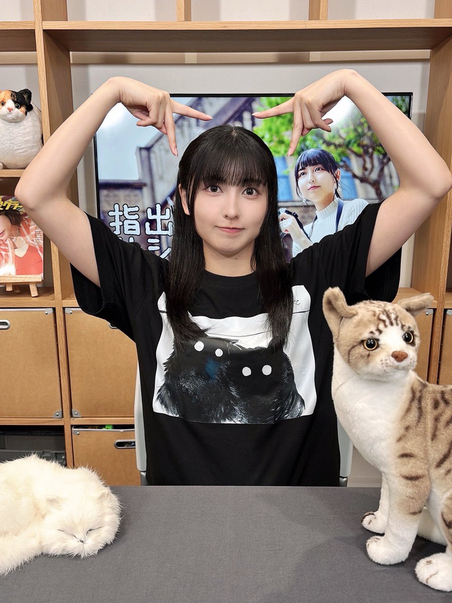 seigurachannel's tweet photo. 「さしさし」第56回

ガチ私物で「アトリエReina」Tシャツを愛用している指出さん🎨お気に入りの「家電」Tシャツを自慢してくれました🤭

4年ぶりにパワーアップしたアハ体験ゲームに挑戦✨👀✨なかなかの難易度でしたね…

8月18日（火）放送の夏休み特別回に進藤あまねさんのゲスト出演決定🎉
指出さんが進藤さんと仲良しになれるよう、皆さんご協力お願いします🙌

#指出毬亜 #進藤あまね
#さしさし #アトリエReina