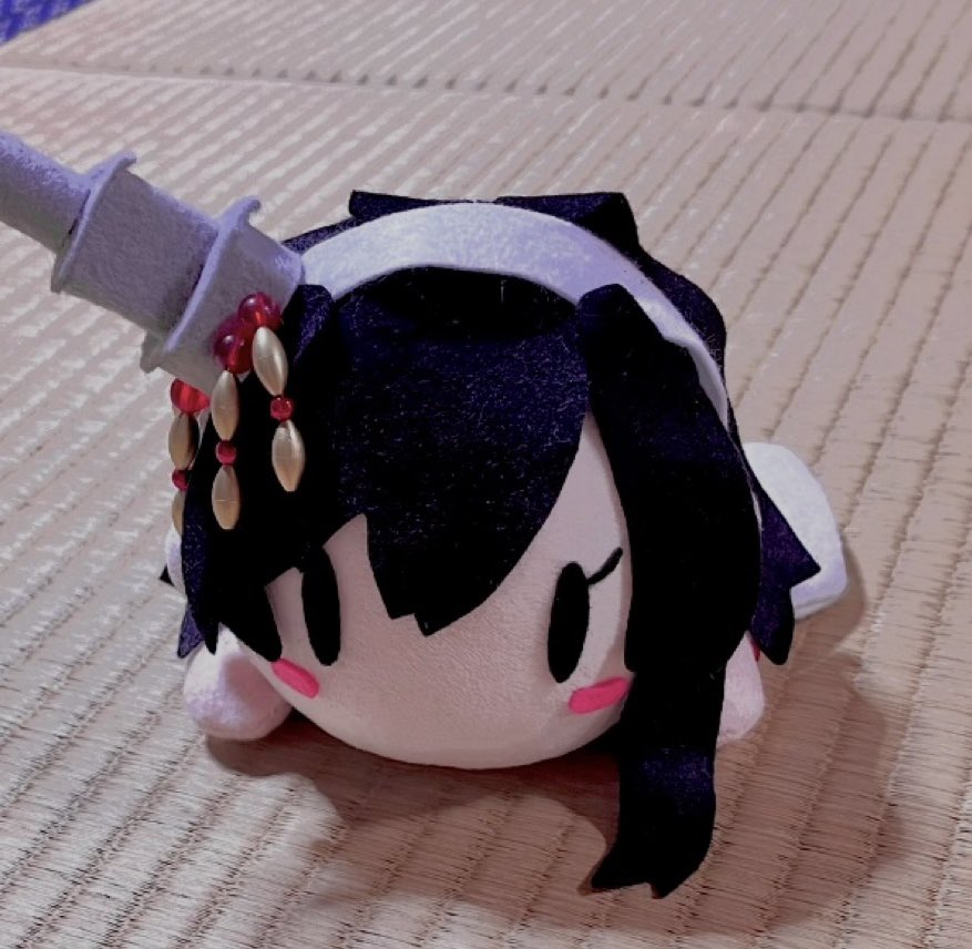 rey0810_dolls's tweet photo. @matchaGarupan 前に作った扶桑ちゃんぬいを改造したものですが、こんなのはいかがでしょう？ https://t.co/HxUo5VxYyK