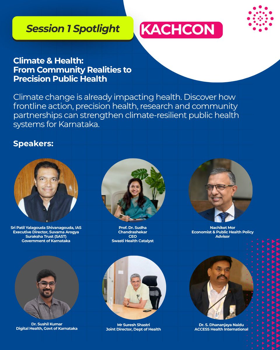 SwastiHC's tweet photo. Universal Health Coverage cannot be achieved through financing alone.
At KACHCON 2026, this session explores how India can build healthcare systems that are trusted, equitable and designed around people, not just patients.
#KACHCON2026 #UniversalHealthCoverage #PrimaryHealthcare https://t.co/fTswhVyoHH
