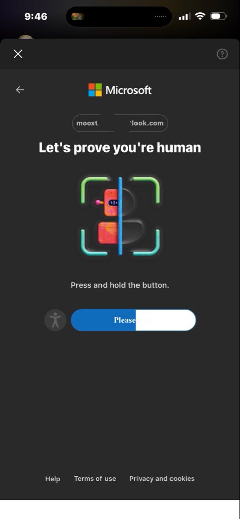 mooxempire69's tweet photo. This Microsoft verification stupe finally worked today 🥲 https://t.co/bJEzo1NOrD