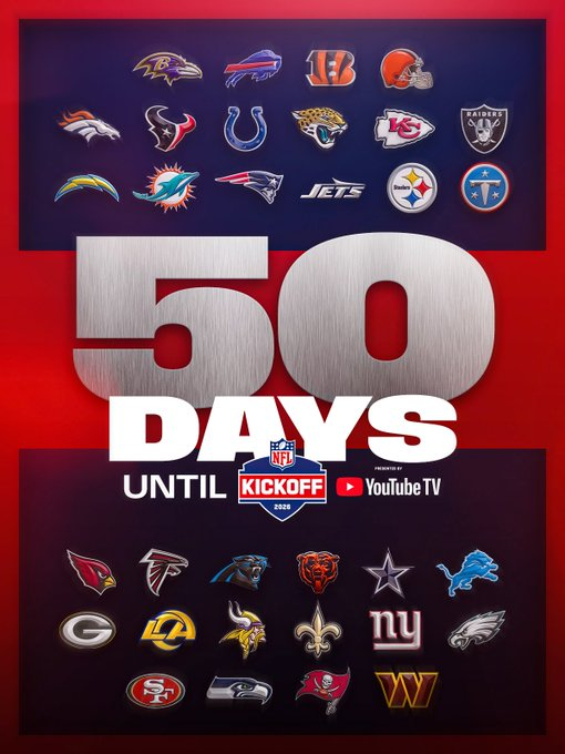 PabloViruega's tweet photo. Sigue la cuenta regresiva #NFL #NFL2026 https://t.co/k1eJ8p55wd