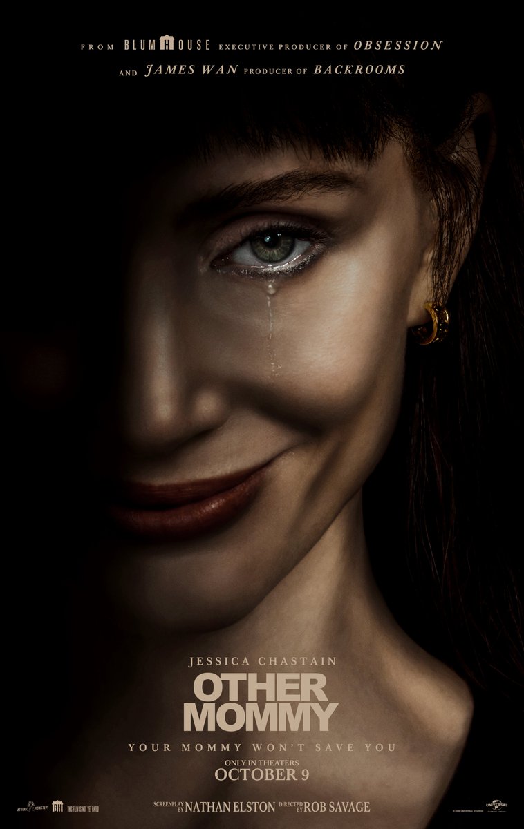 BDisgusting's tweet photo. Official poster for OTHER MOMMY.

Let Jessica Chastain into your heart.

Only in theaters October 9. https://t.co/2xKTgRgceX