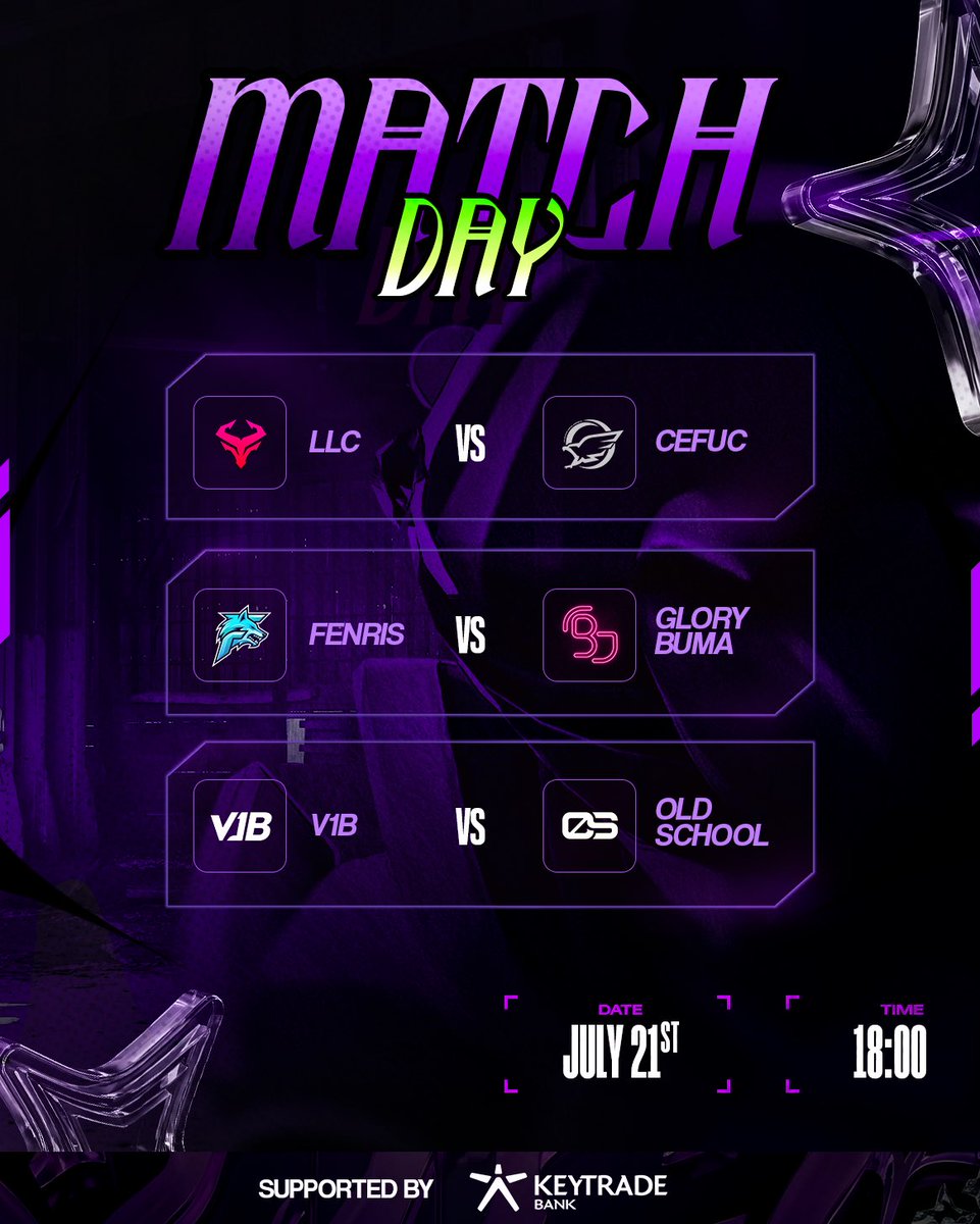 Weareslice_'s tweet photo. 🇧🇪 MATCHDAY 1 🏆

18:00 @LLC_Esport 🆚 @Cefuc_Esports 
18:45 @FNRS_Gaming 🆚 @GloryBuama 
19:30 @V1Blyss_ 🆚 @oldschool_oos 

Casted by @NML_Nonante 

🔗 : https://t.co/C1A8VfQRcv https://t.co/5uPvVa8c5A