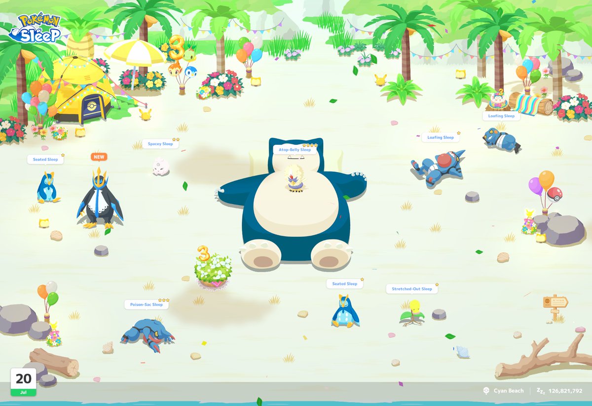 yangzterzz's tweet photo. Joining the Pokémon Sleep 3rd Anniversary Campaign! 
Add #PokemonSleep3rd and share your favorite image!

https://t.co/aIebKLOFQm
#PokemonSleep https://t.co/0A0oYMEH1F