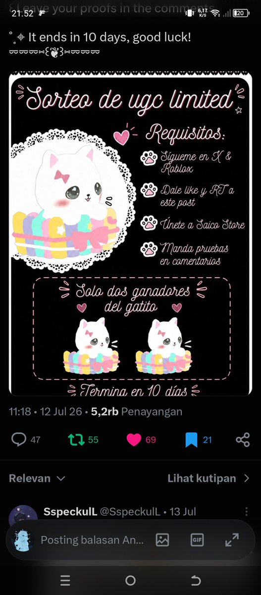 RafiRafi145780's tweet photo. @Valentinas1450 Done,good luck everyone https://t.co/yz3S9rTyAT