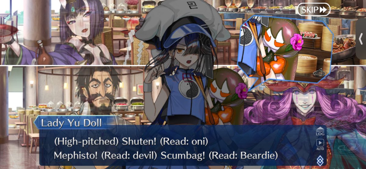 CrazyMashuFan's tweet photo. Ritsuka not even denying they’d flirt with Mashu in front of Xu. 

Kids should just find a closet. https://t.co/86TMtJ6KwL