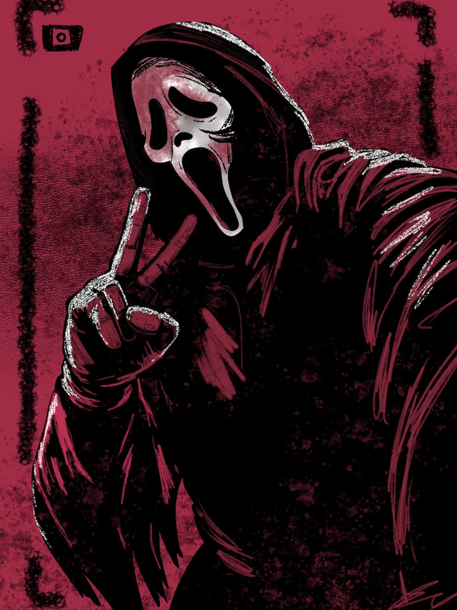 AnguWonders's tweet photo. hello...~ :) #scream #ghosface #fanart https://t.co/69S2HIjiMH