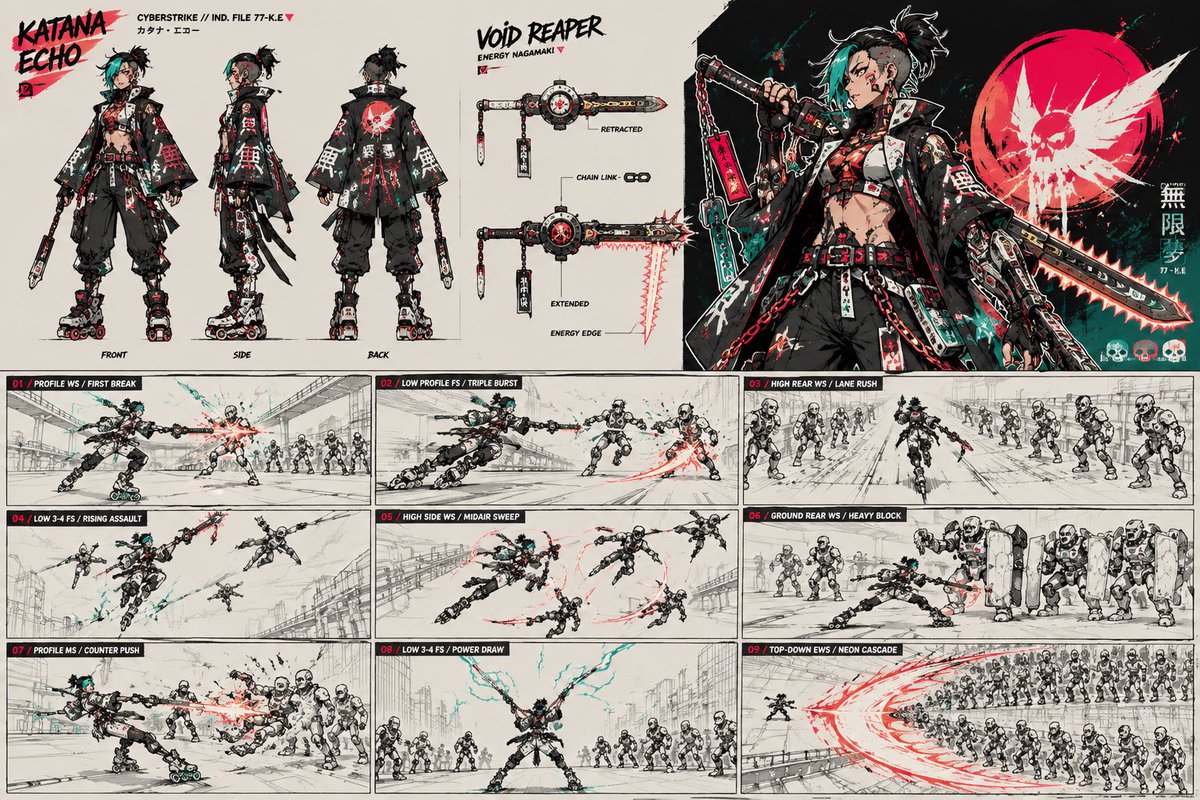 Cyberpunk Samurai Character Sheet
