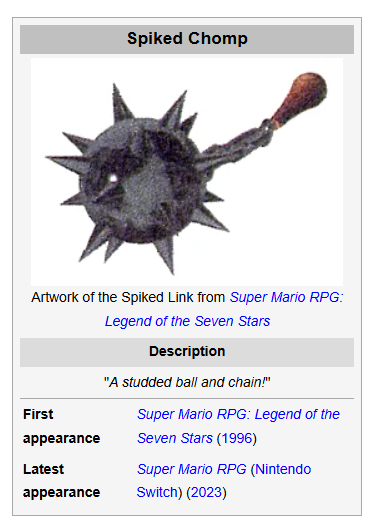 mariowikirandom's tweet photo. July 21st - Spiked Chomp https://t.co/1Jd9lK2GwZ