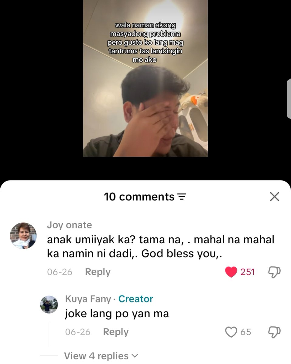 rielscore's tweet photo. Nakita ko sa TikTok and di ko alam if dapat ba akong maiyak o matawa😭

Mahirap talagang mag emote sa TikTok if may TikTok account din pamilya mo at worse alam pa ano account mo AHAHAHAHAHAHAHAHAHA https://t.co/7hxX7ajZ4Y