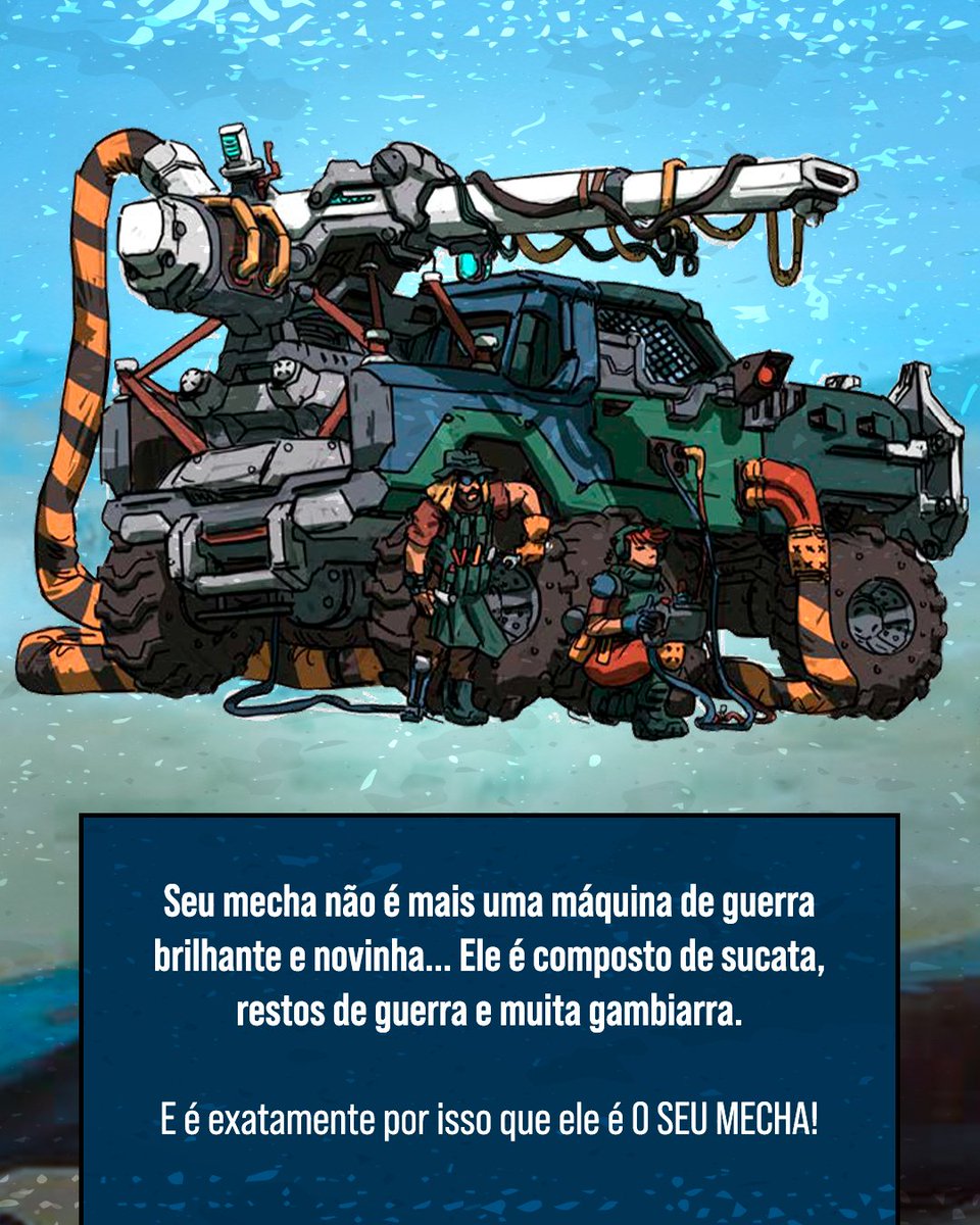 EditoraNewOrder's tweet photo. 🤖 SEU ROBOZÃO EM SALVAGE UNION! 

Aproveite, são os últimos dias do financiamento coletivo! Conheça mais sobre o universo de Salvage Union em https://t.co/l5kMZSCpG8

#rpgdemesa 
#rpg 
#scifi 
#catarse https://t.co/s8Z4v2HTw4