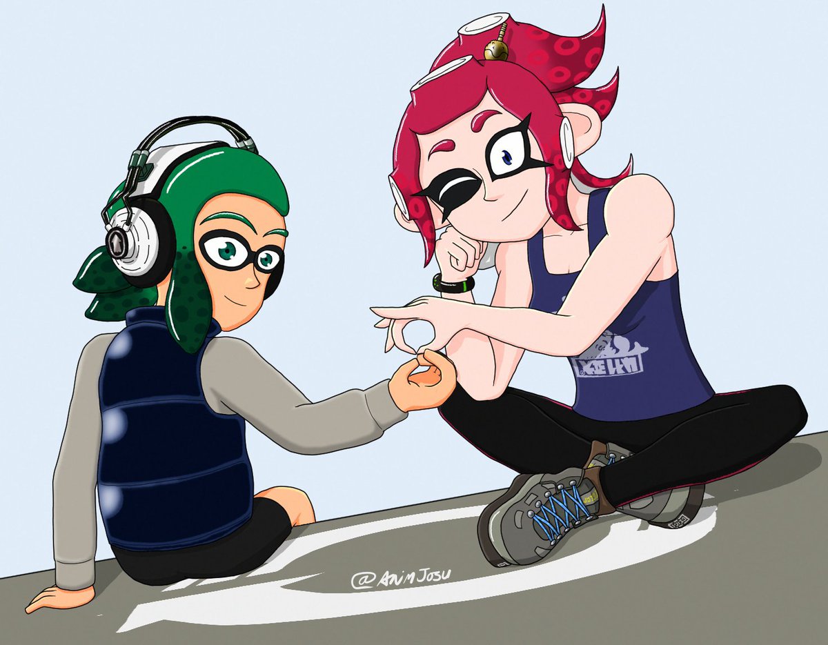 AnimJosu's tweet photo. Happy 9th anniversary to Splatoon 2! Don't have a new drawing ready for today unfortunately so I'll just do a repost xd

#Splatoon2 #splatoonart  #スプラトゥーン29周年 #repost https://t.co/5SPGcfHsmT