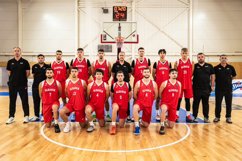 SlejdBani25's tweet photo. Proud to make my first appearance with the #Albania #U20 #National #Team and represent my country at the #FIBA U20 #EuroBasket #Division B in Bratislava 🇦🇱🏀
Grateful for everyone who helped me reach this moment. The journey continues❤️🖤 https://t.co/aTK9TAE0ID