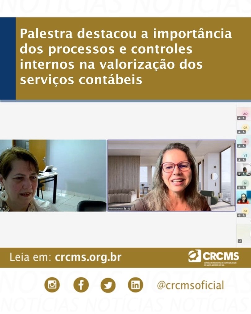 crcmsoficial's tweet photo. O CRCMS, através do Projeto “CRCMS em Movimento”, ofereceu a Palestra “Prestação de Serviços Contábeis: Processos e Controles Internos Valorizando Nossos Serviços” no dia 16/07/26.
Confira mais em: https://t.co/wFIrcBxRP1 https://t.co/ebXpT5O0py