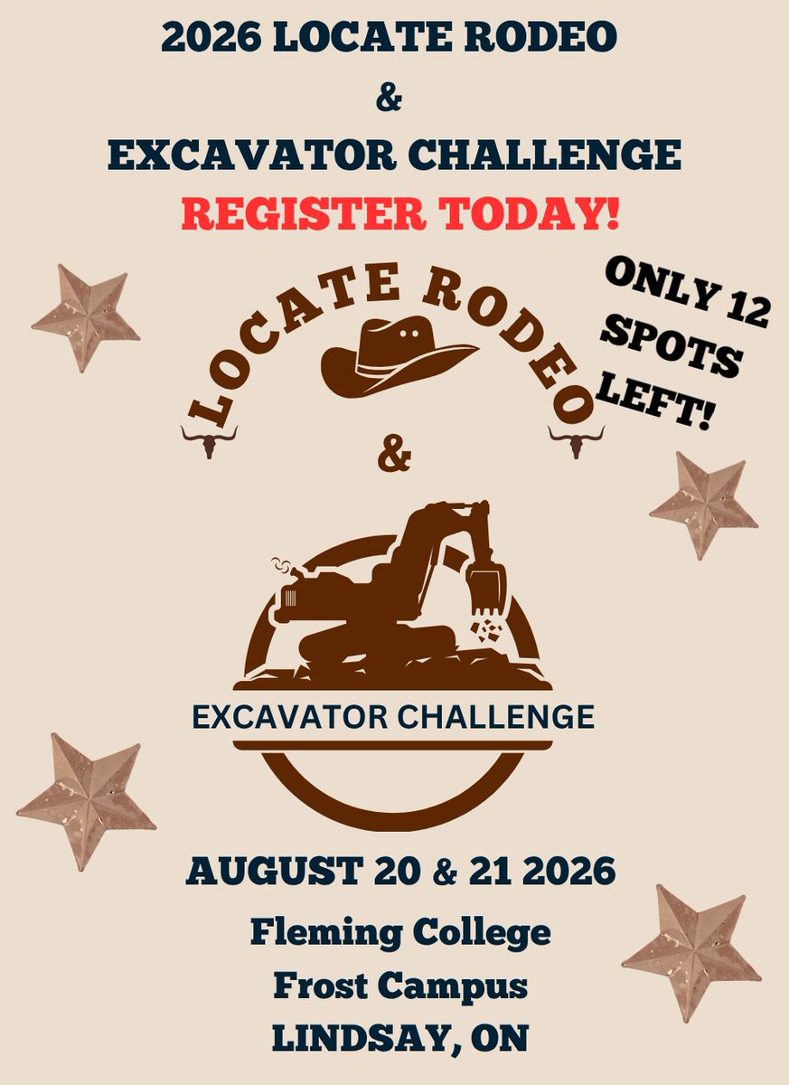ORCGA_Pres_CEO's tweet photo. 🚨 Only 11 Locator Spots Remain! 🚨

Don't miss your chance to secure your preferred utility category!

Registration is first come, first served, so act quickly before your preferred category fills.

Availability is subject to change. 
REGISTER TODAY!
https://t.co/Fgcz44QlAd https://t.co/m9LraOacke