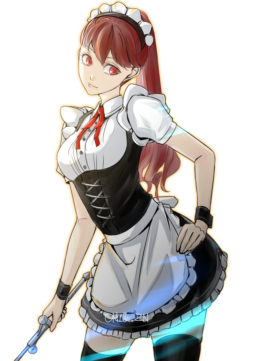 onikuzun's tweet photo. P5X、芳澤のメイド衣装も頼みますよ☕ https://t.co/MWwzgdtHUm