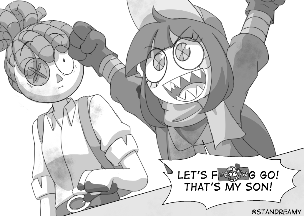 Standreamy's tweet photo. I'm sure you get Pomni's struggles.💔 

#funnybunny #tadc #tadcfanart   

79/? https://t.co/aAKMLiIwO1