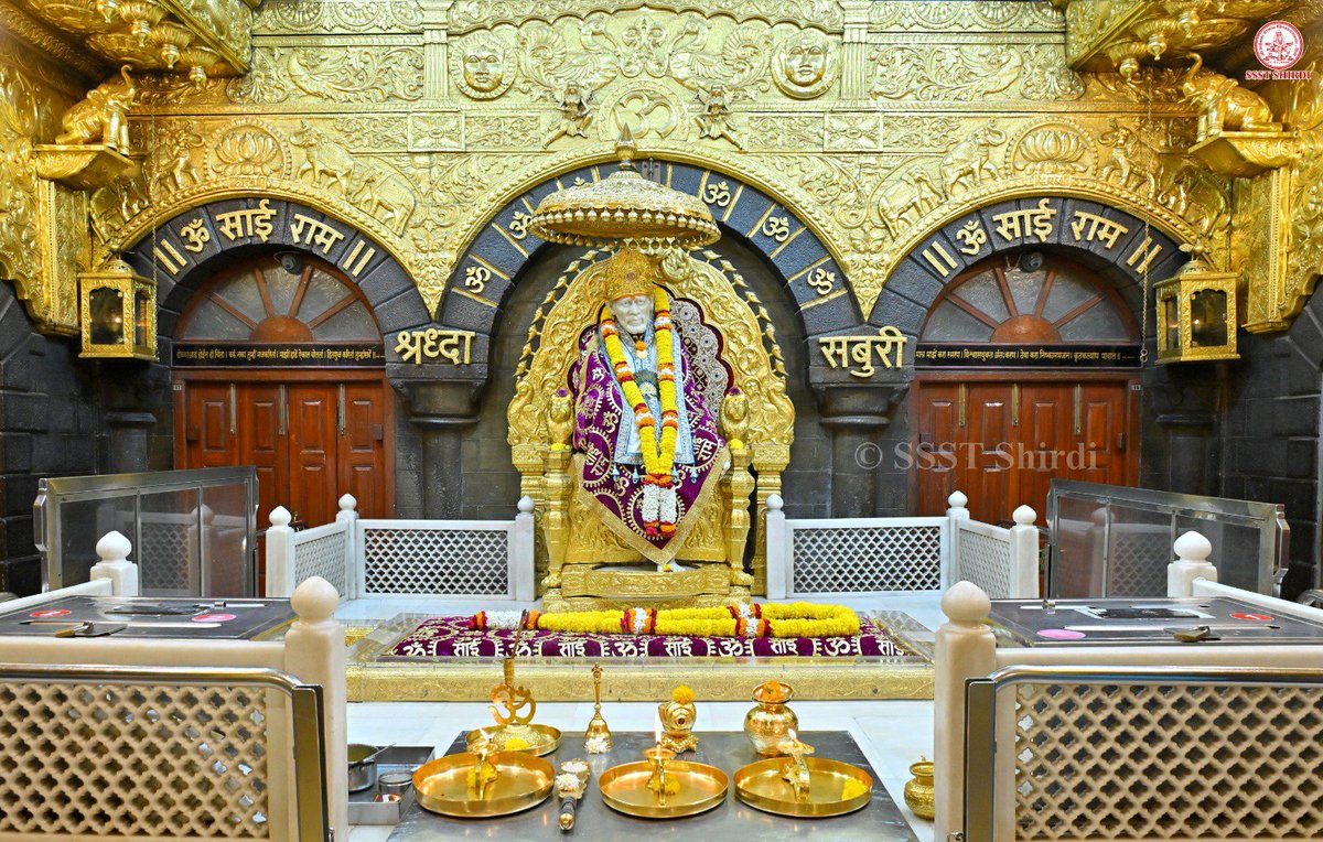SSSTShirdi's tweet photo. *!! ॐ साई राम !!*
*श्री साईबाबा संस्थान विश्वस्त व्यवस्था,शिर्डी*
*!! ॐ Sai Ram !!*
*Shri Saibaba Sansthan Trust, Shirdi*
≈≈≈≈≈≈≈≈≈≈≈≈≈≈≈≈≈ 
*आरती :-धुपारती*
*मंगळवार २१ जुलै २०२६*  
*Aarti :-Dhooparti*
*Tuesday 21 July 2026* https://t.co/LA3x5KFF6C