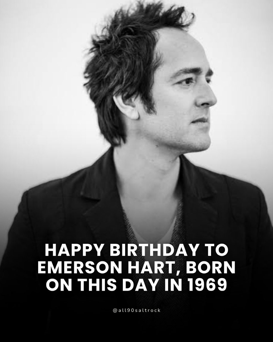 all90saltrock's tweet photo. Happy Birthday to Emerson Hart, the voice of Tonic.

Songs like “If You Could Only See” helped define late-’90s rock. https://t.co/OQoNYz7CGr