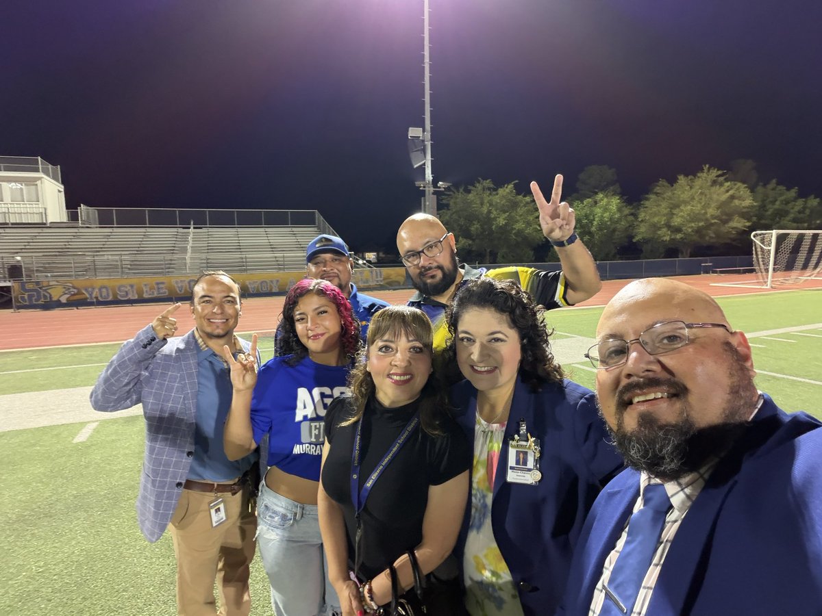 SanElizarioISD's tweet photo. Bright &amp; early with Hayley &amp; @KVIAABC7News in @SanElizarioISD who signed to play Girls Flag Football at Murray State College! She is in route to be on the inaugural Flag Football team. Keep soaring Hayley! #WeAreSomosSanEli https://t.co/4hnumBibvE