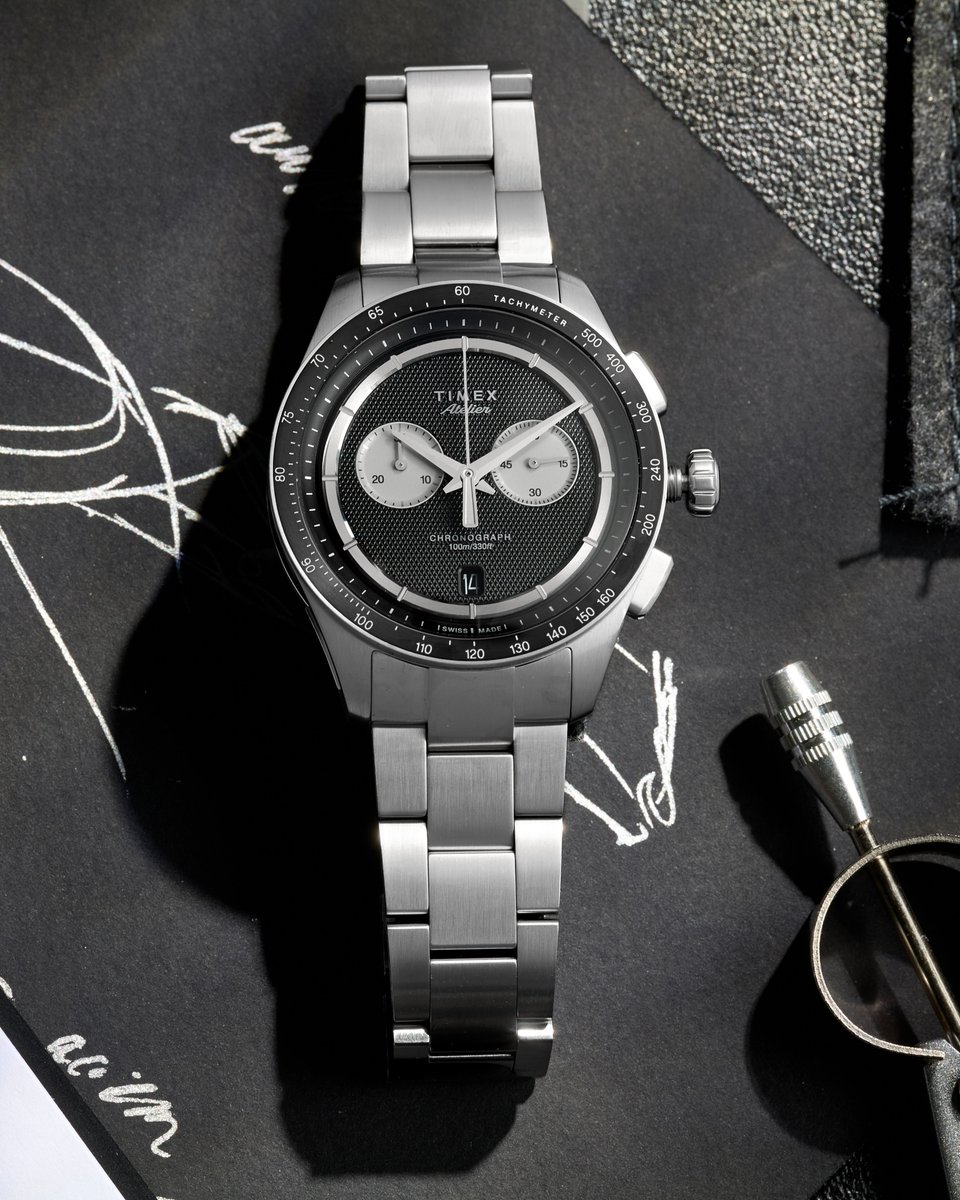timex's tweet photo. Inspired by the design principles that define Timex Atelier, the chronograph collection continues with refined proportions, considered details, and timeless appeal.

Shop the Atelier: https://t.co/BJk9nINMgW

📸: @Hodinkee  

#Timex #TimexAtelier #ChronoM1q #ChronoM1aTi https://t.co/EAA3Trve0K