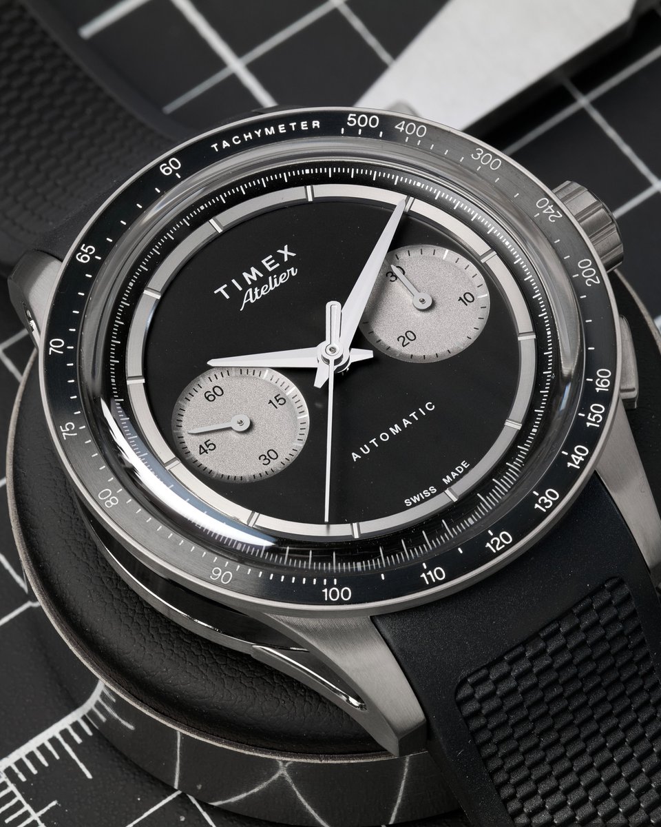 timex's tweet photo. Inspired by the design principles that define Timex Atelier, the chronograph collection continues with refined proportions, considered details, and timeless appeal.

Shop the Atelier: https://t.co/BJk9nINMgW

📸: @Hodinkee  

#Timex #TimexAtelier #ChronoM1q #ChronoM1aTi https://t.co/EAA3Trve0K