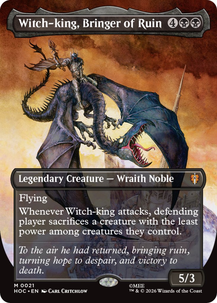 MTG x THE HOBBIT・ボックストッパー】 《破滅をもたらす者、魔王