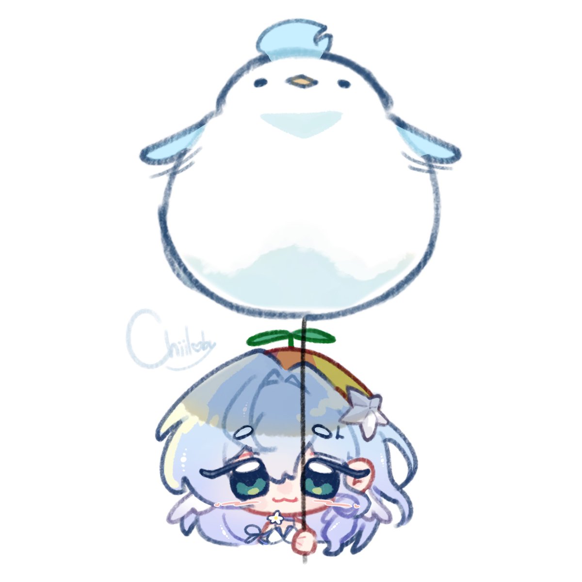 chiiloby's tweet photo. Her humongous balloon… #robin https://t.co/bDpgOsVct6