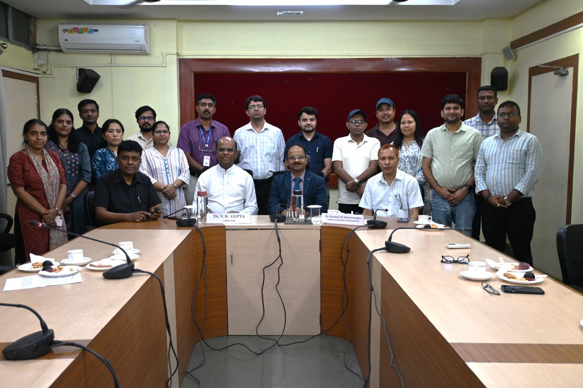 nrcpig's tweet photo. Dr. Naveena B. Maheswarappa, Animal Husbandry Commissioner, DAHD visited ICAR–NRC on Pig on 21 July 2026. During his visit, he interacted with the Scientists of the Institute and shared valuable insights and suggestions on various aspects of pig production.
@icarindia
@AgriGoI https://t.co/oCYZEy4iGe
