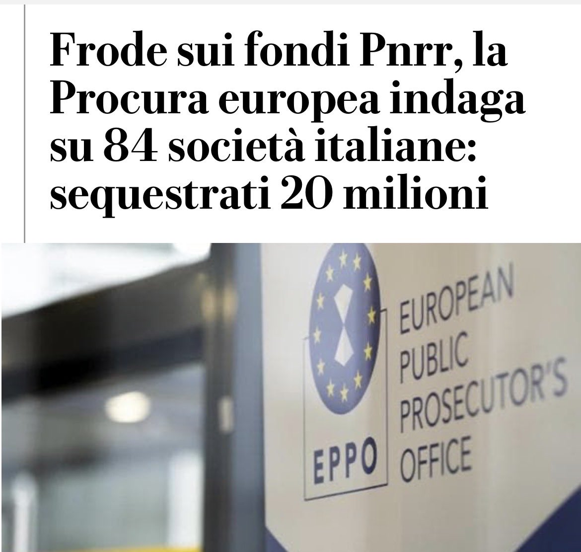 lisameyerildra1's tweet photo. Chi ha gestito i soldi del Pnrr?? Il governo Meloni 
Un governo farabutto che spara minchiate e si concentra  sulla repressione di centri sociali, studenti, insomma sul  dissenso  mentre non disturba chi froda anzi 
Mandiamoli a casa https://t.co/2obeFvKOgo