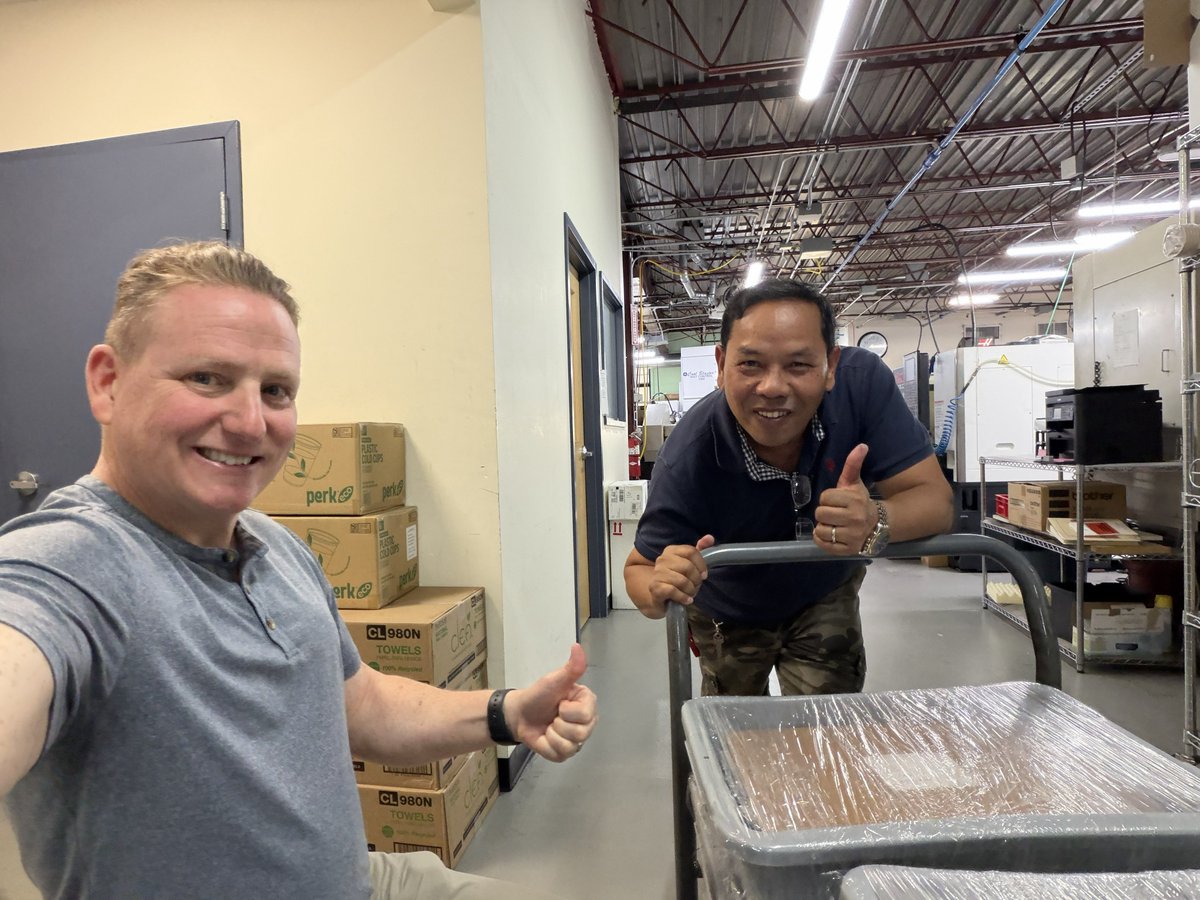 HighTechTurning's tweet photo. It’s a great feeling when a new customer’s completed order ships! At High Tech Turning, we appreciate all of our customers and like tackling new precision part challenges. Learn more about our  team's advanced #CNCmachining capabilities🔗https://t.co/6vvRY2ImBf

#CustomerSuccess https://t.co/j7bJEEwn3M