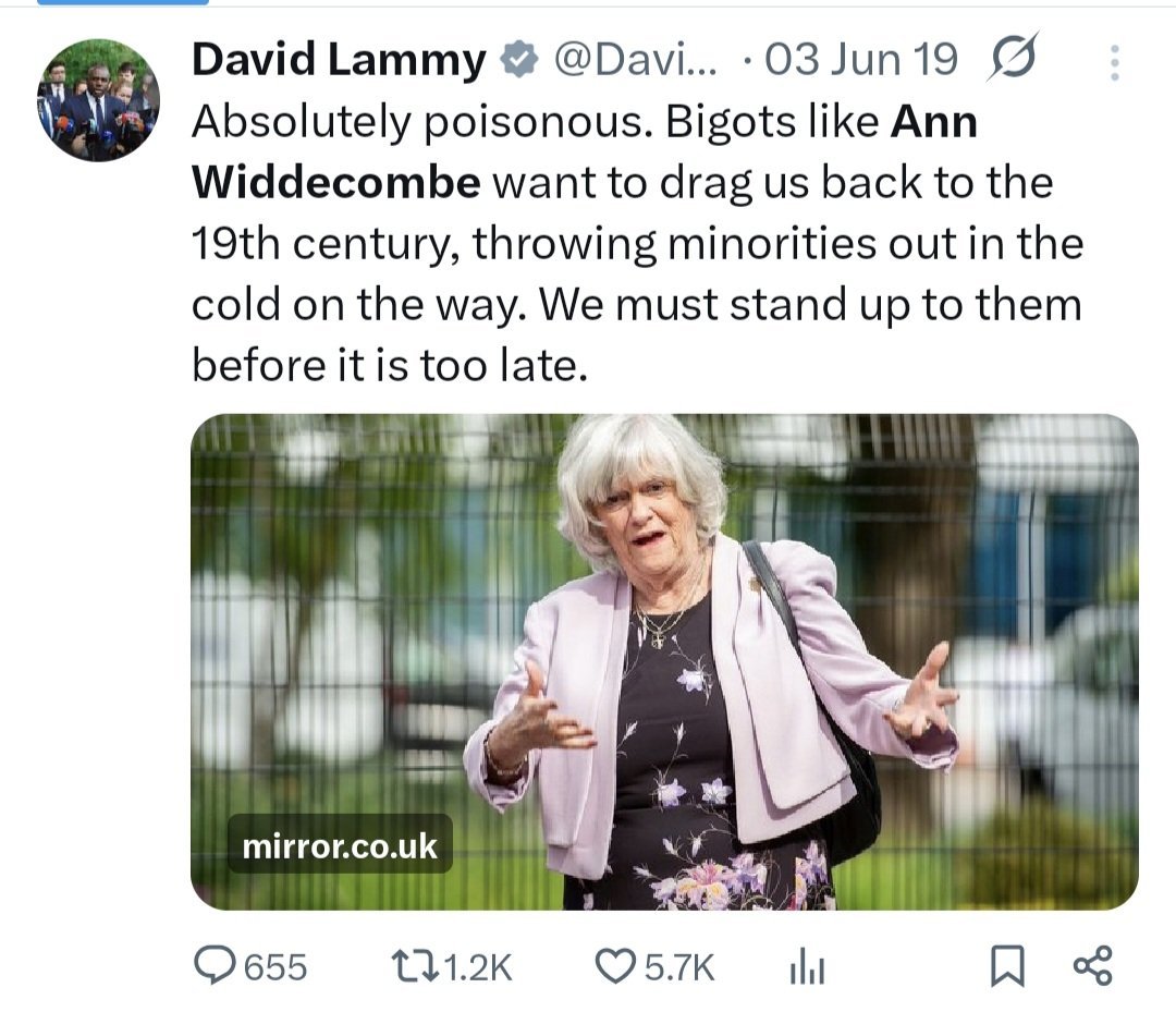 frosty_lh's tweet photo. @PolitlcsUK @DavidLammy should be proud of his words here. Dehumanising fellow humans till they have the the cruelest of deaths is an evil even the devil would be shocked by https://t.co/gy6sTwUheK