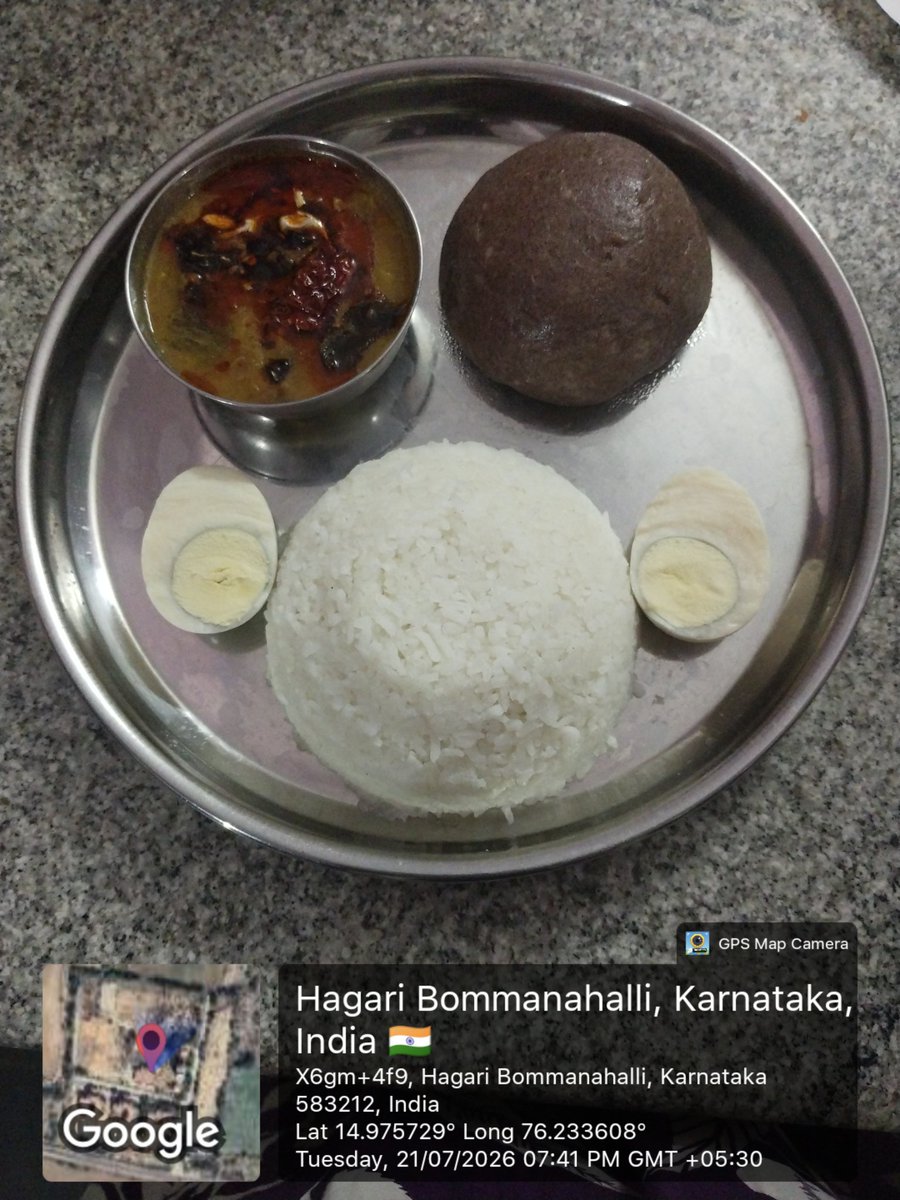 KRCRS484AMG's tweet photo. Today's dinner ragi mudde, rice, mix veg spinach sambar, boiled egg https://t.co/Pq77OB2vgB