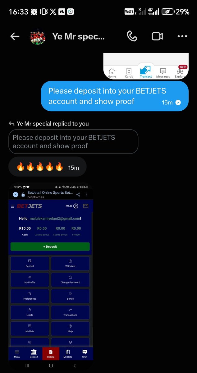Active1Bets's tweet photo. Well done for completing the task 
You are now in the draw for R500 👏👏 

If you are not on BETJETS 
Join now &amp; show proof  👉 https://t.co/IxricoE96b https://t.co/osEJcx2zT7