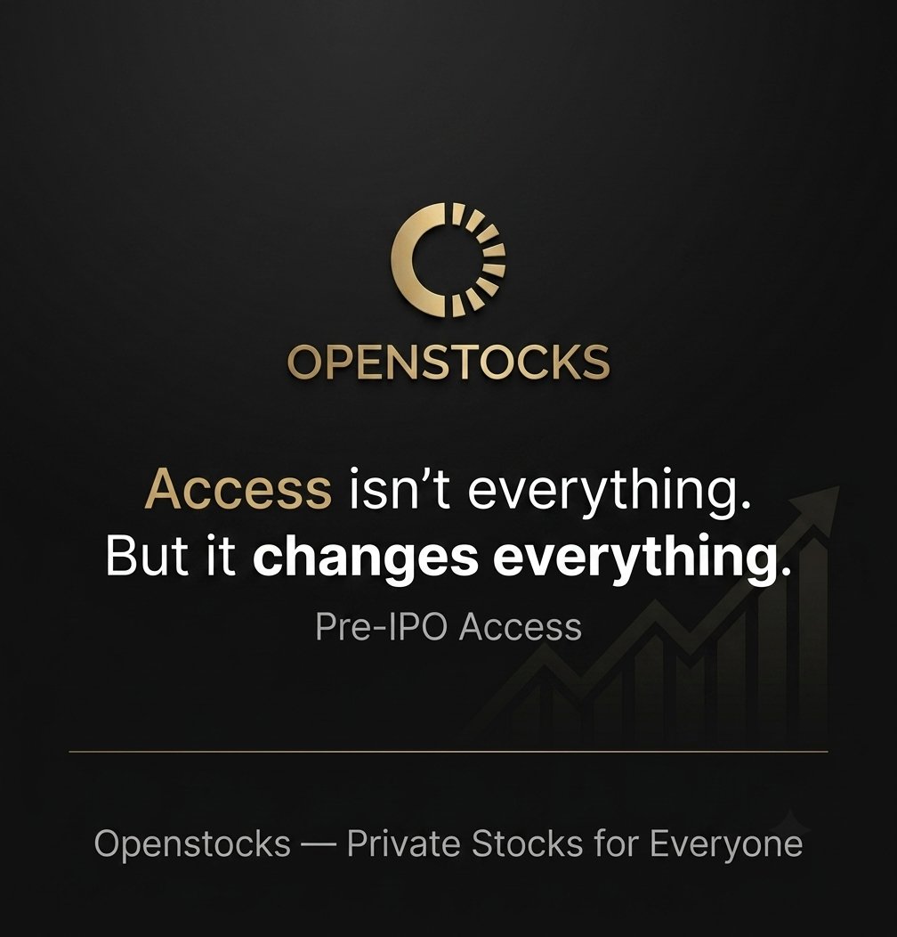 kevin_scott007's tweet photo. Access isn't everything.
But it changes everything.
#PreIPO #Openstocks https://t.co/j7jd4bL504