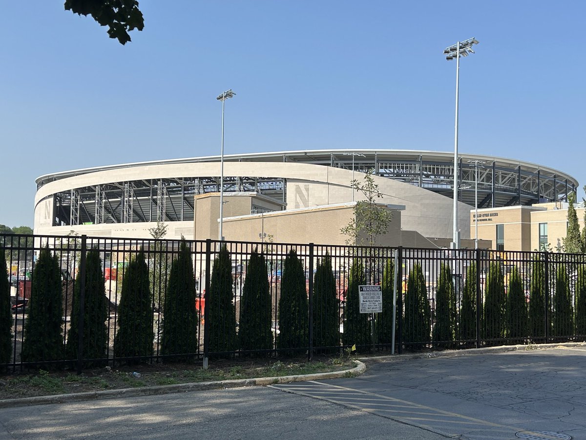 M_Shelton33's tweet photo. A look at the new Ryan Field today.

DC Tim McGarigle, OC Chip Kelly and HC David Braun are set to address the media later this morning https://t.co/3D8pqm7bNY