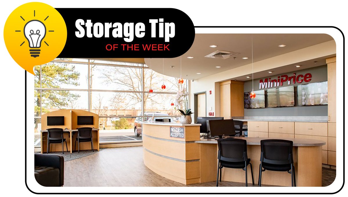 MPStorage's tweet photo. Store important paperwork in sealed containers to protect against moisture.

#storagetips #organization #selfstoragenearme #affordableselfstorage  #selfstorage #storageunits #minipricestorage https://t.co/vOwGp8zffG