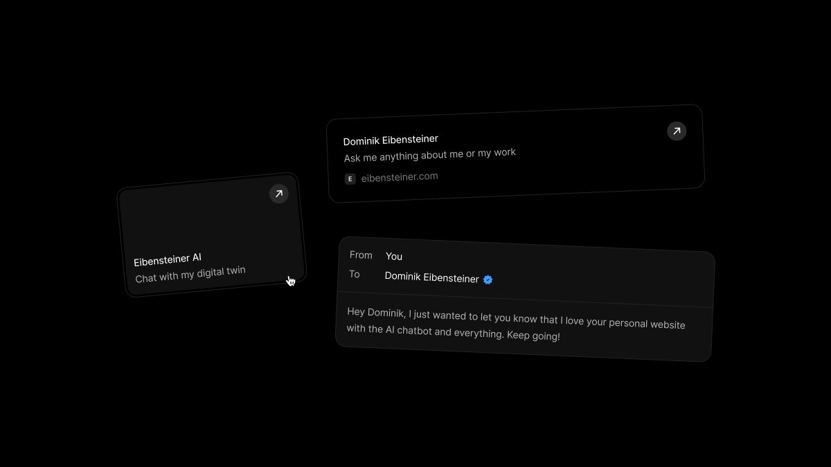 deibensteiner's tweet photo. Responses are built either with text or what I call "blocks".

Links, images, projects, and potentially many more, enriching the response and making it more fun and interactive. https://t.co/jSLgqoraDc