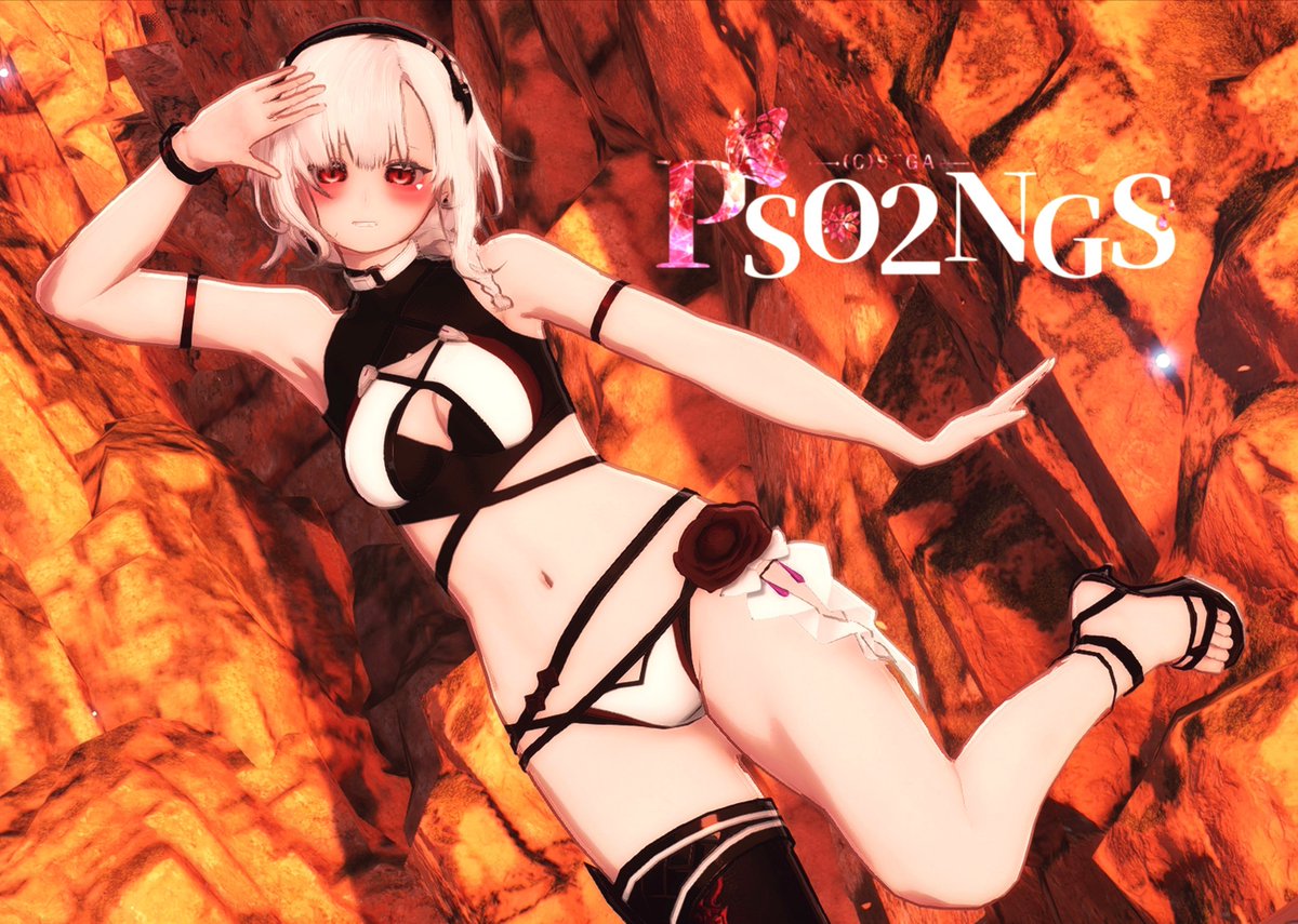 Sto_pso2's tweet photo. 「朝陽の浜辺」

#メンテの日じゃないけどSSを貼る 
#PSO2NGS_SS 
#PSO2NGS https://t.co/qZ43rGASys