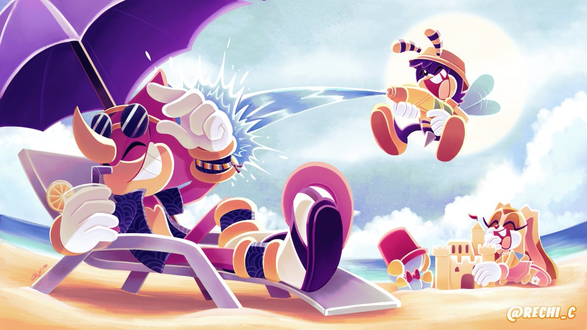 Rechi_C's tweet photo. Summer ☀️🏖️
#SonicTheHedgehog https://t.co/L1qR4babUe