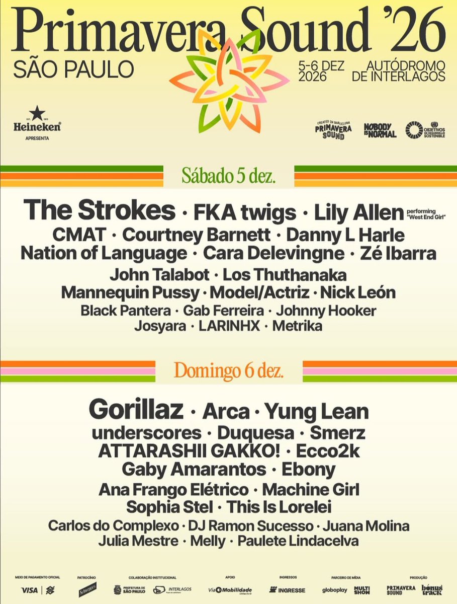 jnflesch's tweet photo. PRIMAVERA SOUND 2026! https://t.co/I7LP5O0GLS