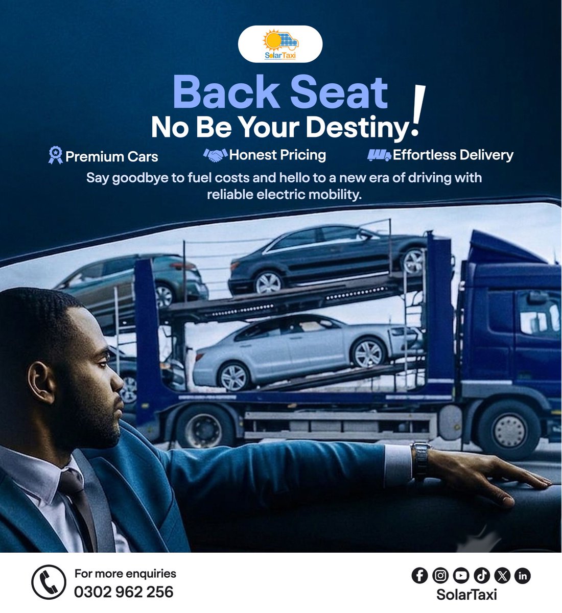 SolarTaxiGh's tweet photo. ⚡ Drive the future today! 🚗🔋
Switch from fuel to electric and experience smarter, cleaner, and more affordable mobility. The future of transportation is here make the move today. 🌱✨

#GoElectric #ElectricVehicles #EVRevolution #DriveElectric #FutureOfMobility #CleanEnergy https://t.co/zFYeIGSX5t
