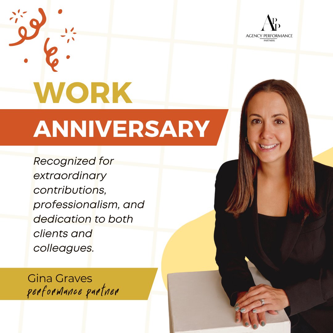 Appsinsurance's tweet photo. Happy Work Anniversary to Gina Grave! 🏅🎐

As our Performance Partner leading the Emerging Agency virtual trainings, Gina is constantly unlocking the potential of teams everywhere.

#TeamAwesome #WorkAnniversary #VirtualTraining #PerformancePartner #AgencySuccess #Gratitude https://t.co/PtgqPduyHL