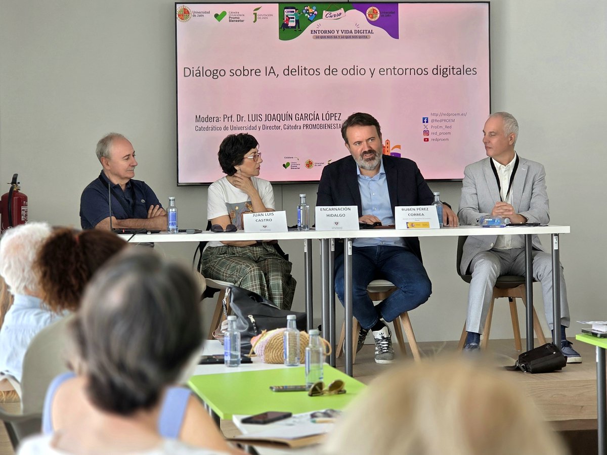 rubeperezc's tweet photo. Que algo sea tecnológicamente posible no significa que todo valga

Hoy he participado en la mesa redonda sobre entornos digitales, delitos de odio e inteligencia artificial del curso 'Entorno digital. Lo que nos da y lo que nos quita', de la Universidad de Jaén. https://t.co/RUsQkolBFt
