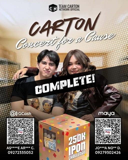 TeamCartonOFC's tweet photo. 250K IPON CHALLENGE MATCHED!!! 

Thank you so much, Couriers! We couldn't have done this without your support. Every contribution made a difference. Congratulations to all of us, and let's continue supporting our future projects together! 📦🤎

#CarTon #TeamCarTonNetworkOFC https://t.co/1VhGFDZ2Po