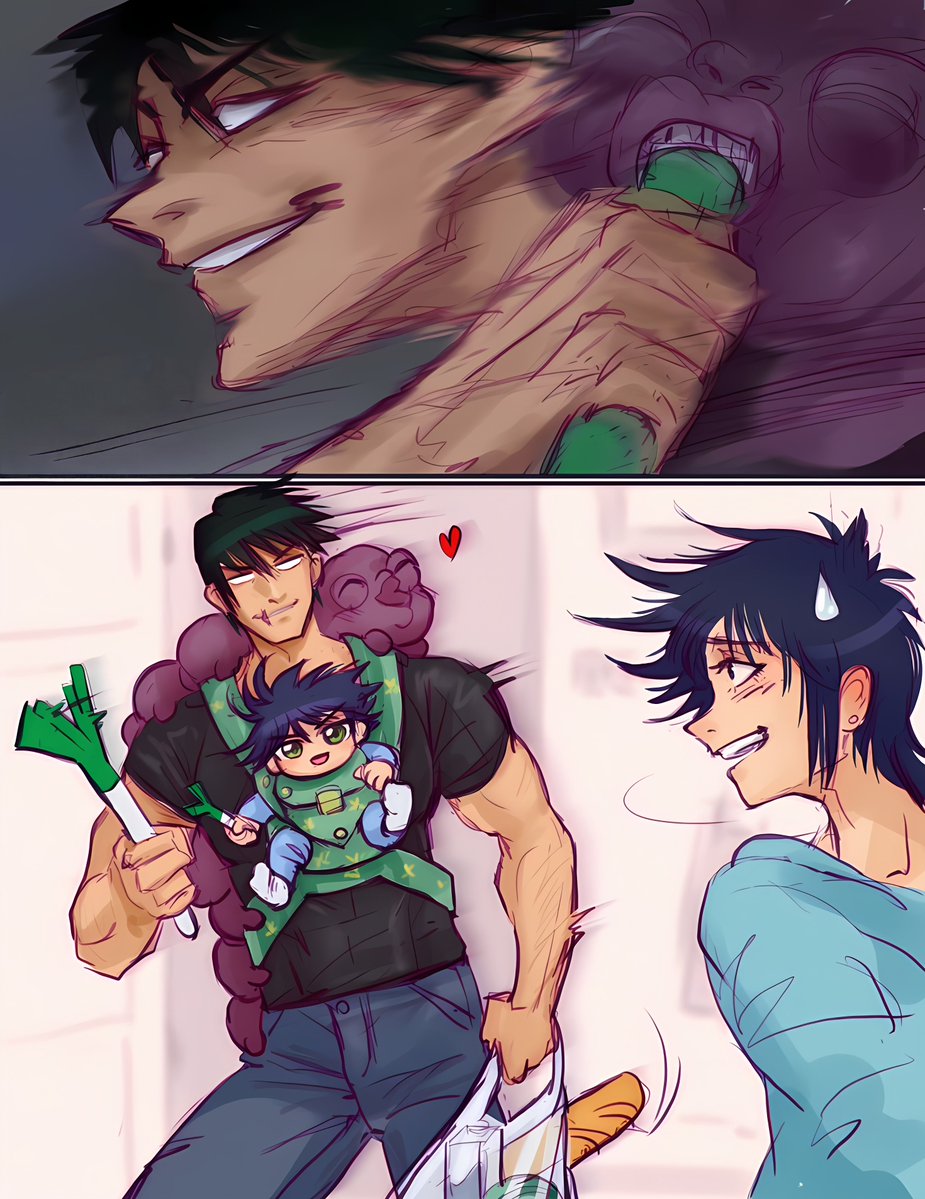 Dahaka_x's tweet photo. Goated Family 😂🙌 

#JJK https://t.co/8UYawLugWu